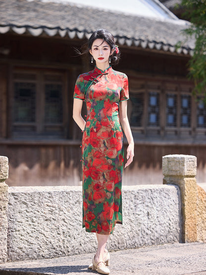 High-End New Chinese Style Qipao – Elegant Daily Wear