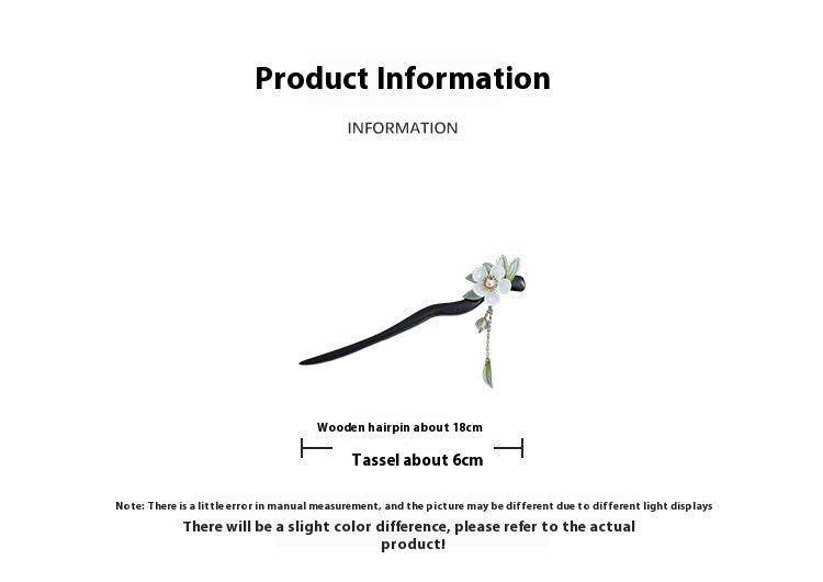 Retro Elegant Hairpin | Women Ancient Style Hanfu Magnolia Hair Accessory