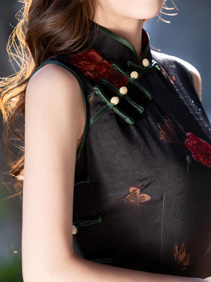 New Chinese Style Qipao – Elegant Daily Wear Dress for Girls