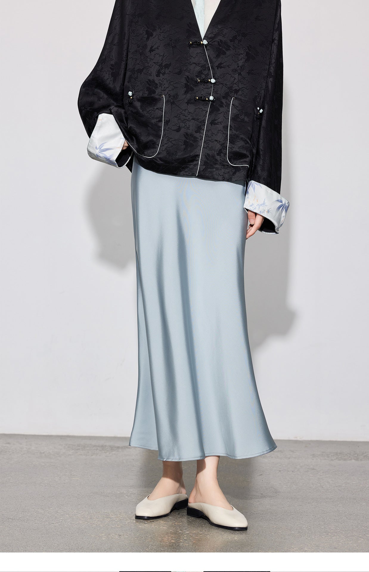 Chic High-End Silky Mermaid Half Skirt