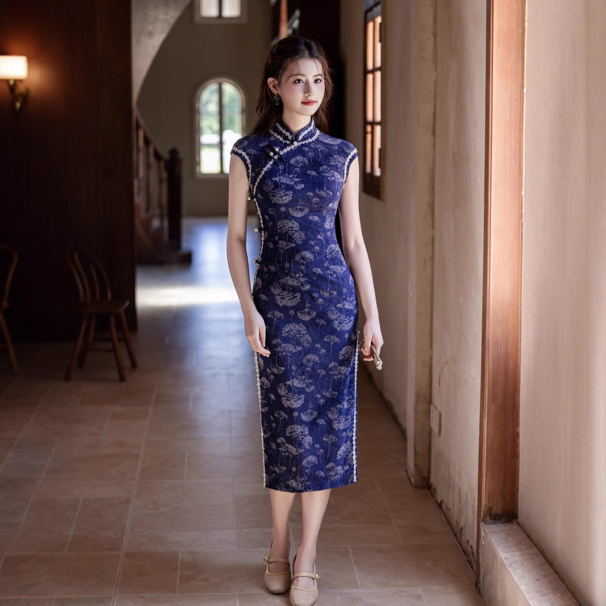 Republic of China Style Cheongsam – Daily Wearable Elegant Dress