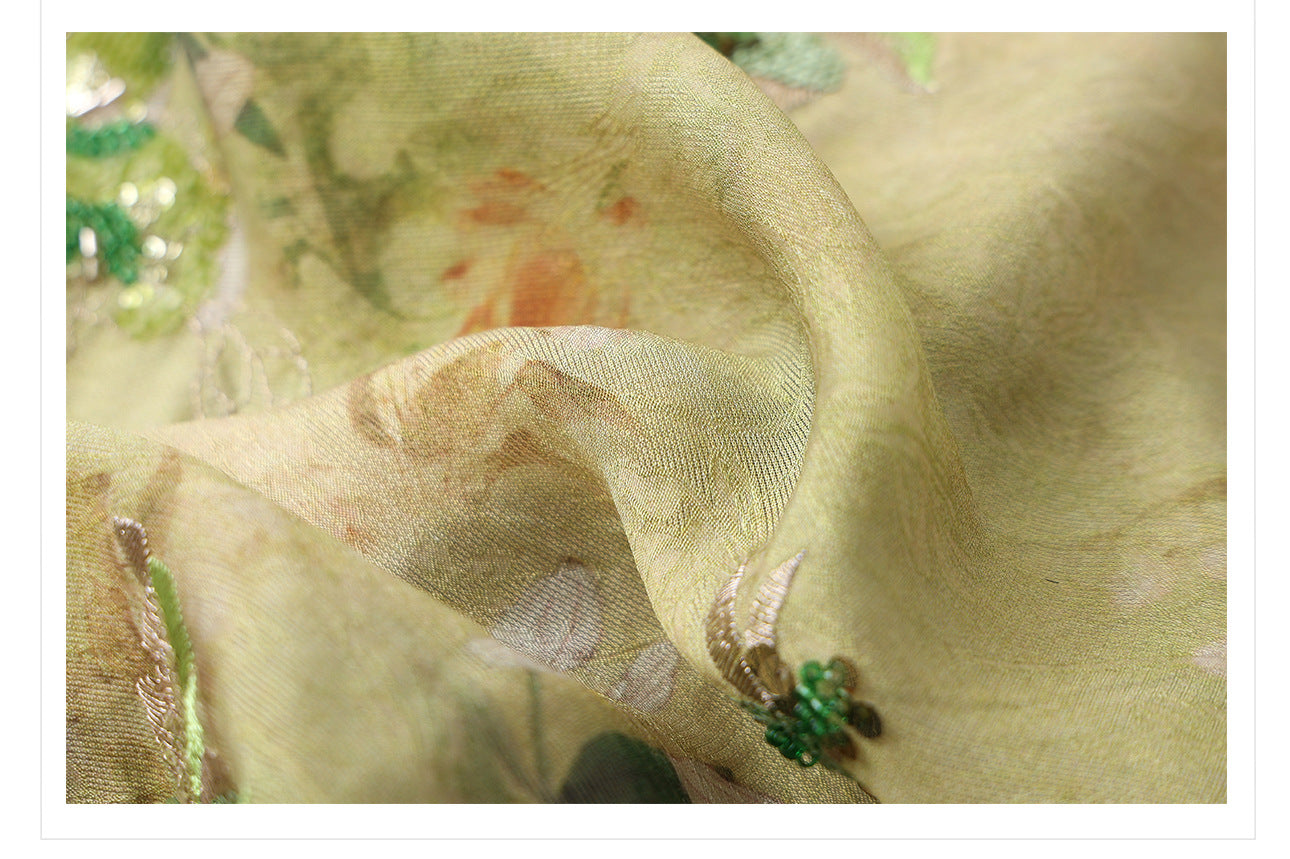 Elegant Jacquard Rayon Shirt New Chinese Style Loose Top