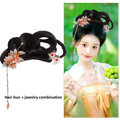 Ancient Costume Bun Soft Bottom Beginner's Lazy Bag