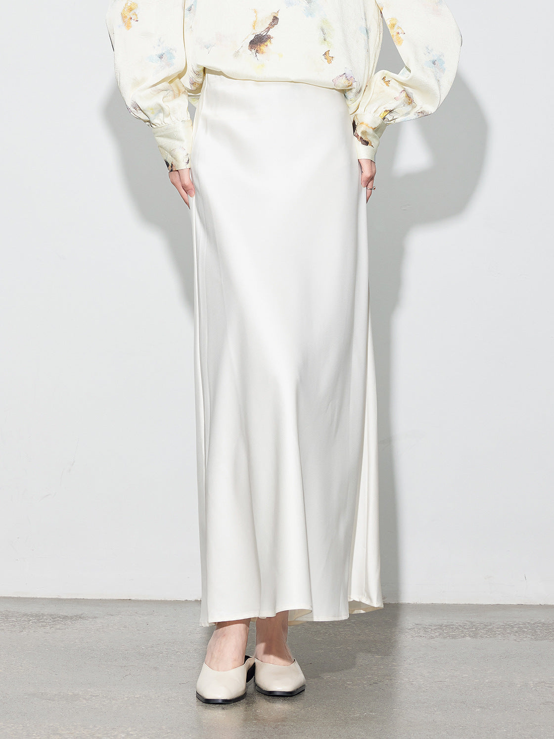 Chic High-Waist Mermaid Satin Skirt for Women