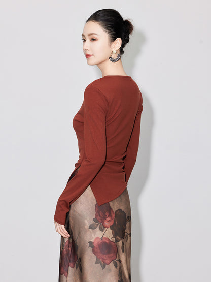 Vintage Hollow Knit Sweater