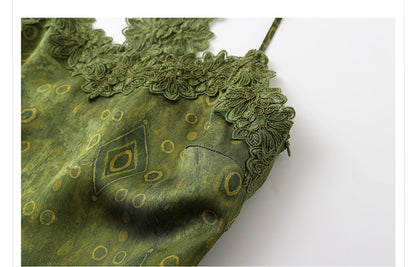 Velvet Burnout Jacket & Printed Cardigan Dress Set for Autumn