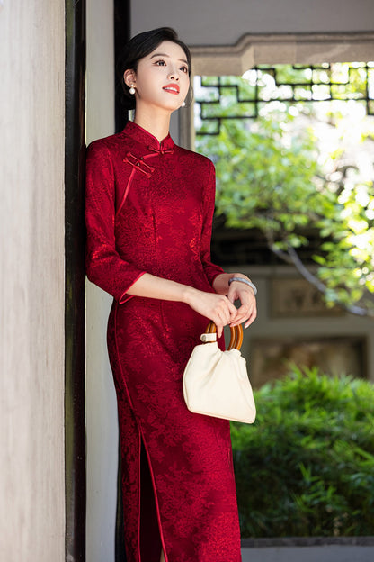 Retro Republic of China Style Qipao – Toasting & Family Occasion Dress