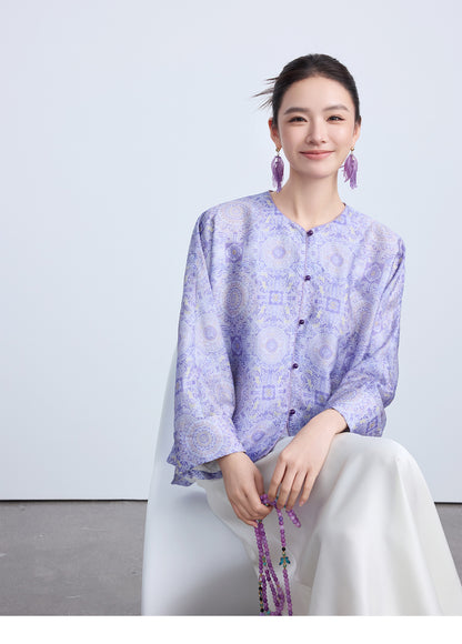 High-End Stylish Chinese Summer Top for Women