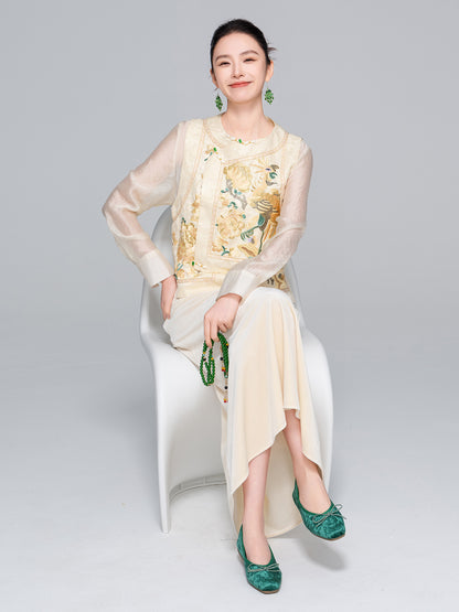 Elegant Slimming Velvet Fishtail Skirt for Fall and Winter