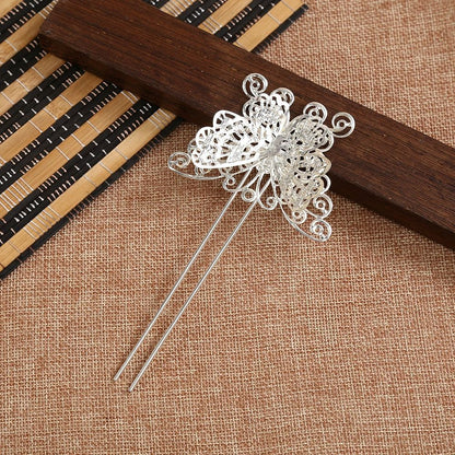 Ancient Style Hanfu Hairpin | Elegant Cheongsam Back Hair Accessory for Women