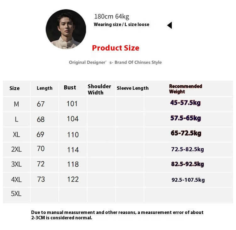 Summer Chinese Cotton Linen Shirt Men Casual Thin Youth Trend Top