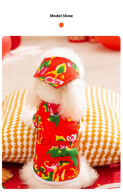 Autumn Winter Dog Coat Small Dog Teddy Yorkie Cotton Jacket