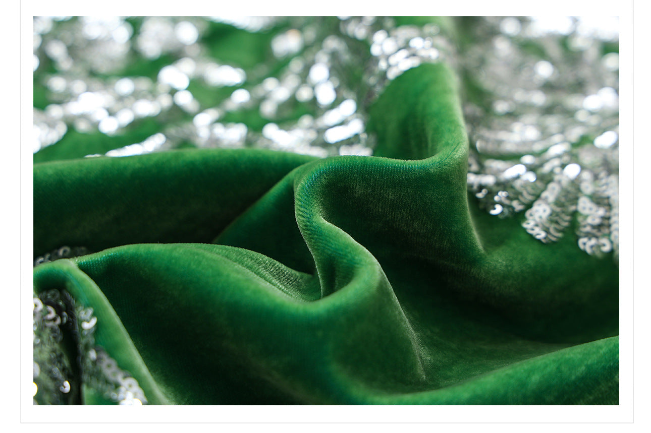 2025 Spring New Chinese Beaded Embroidered Silk Cardigan & Skirt Set