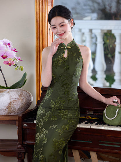 Improved Youth Cheongsam – Double Layer Elegant Chinese Dress