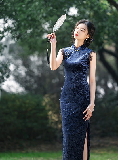 Improved Slim Fit Qipao – Elegant Daily Wear Dress