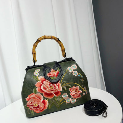 Vintage Chinese Embroidered Bag — Elegant Shoulder Crossbody for Women