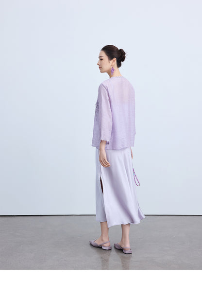 High-End Chinese Style Thin Summer Cardigan