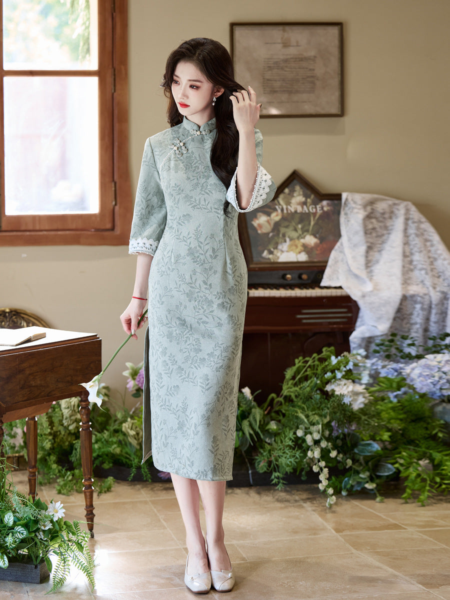 New Chinese Style Qipao – Improved Youth Daily Wear Dress