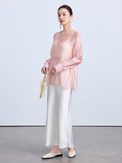 Simple & Stylish Chinese National Style Blouse