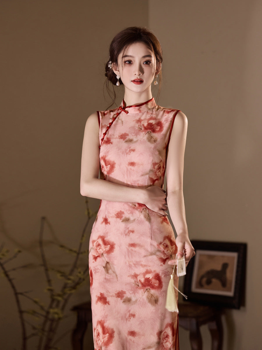 High-End Youth Cheongsam – Everyday Wear 2025 Women Dress