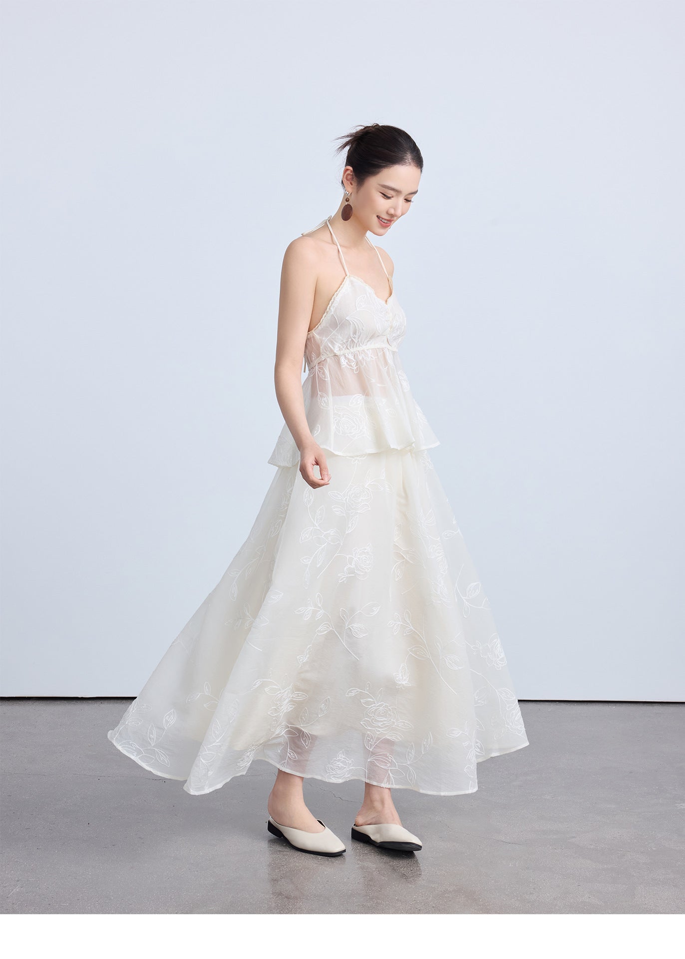 Chic Summer Lace Half Skirt for Women, Elegant and Puffy