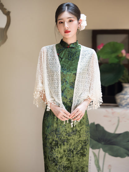 New Chinese Style Qipao – Classy Vintage Green Dress
