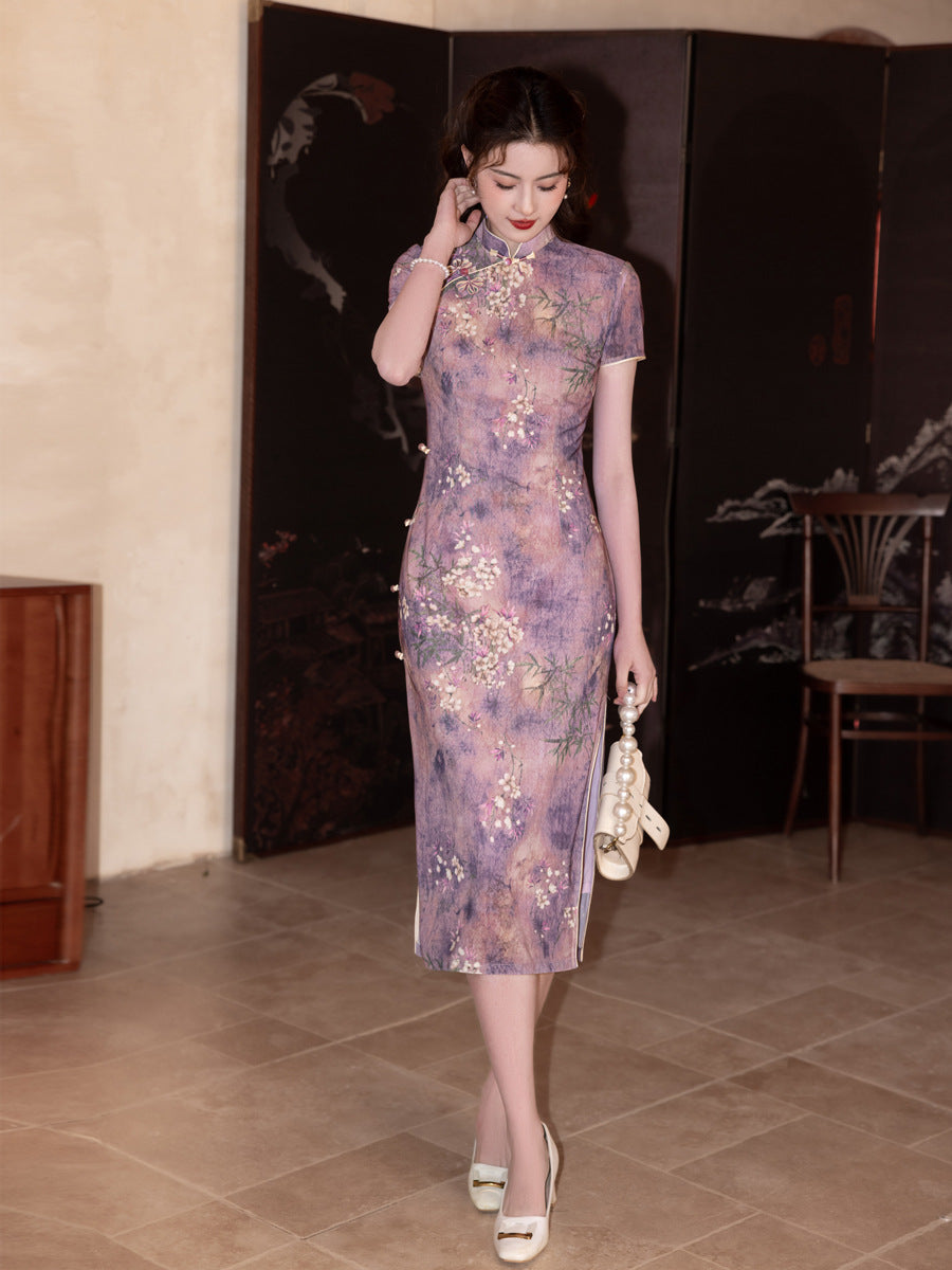Youth Style Cheongsam – New Chinese Style Elegant Daily Wear