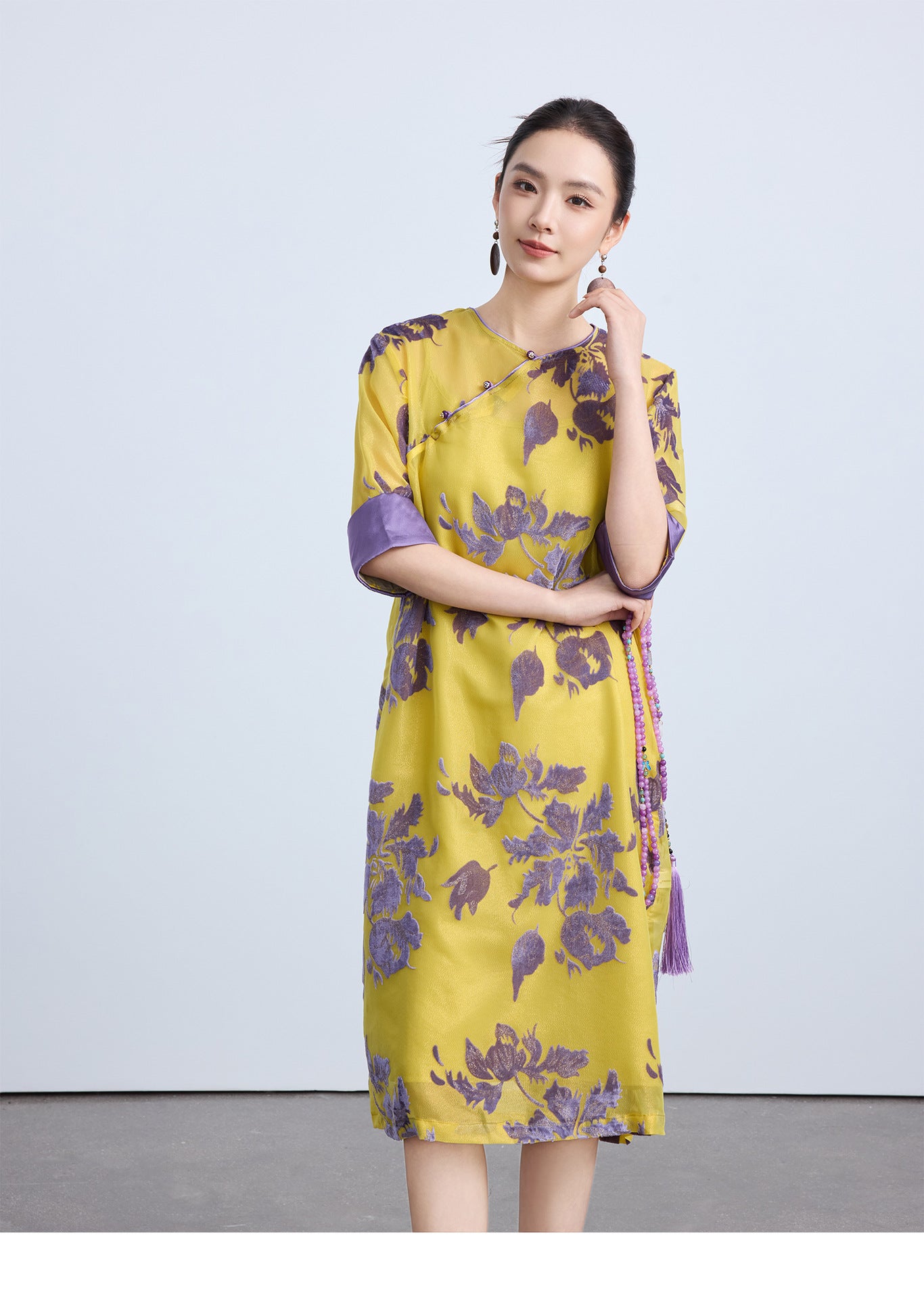 New Chinese Style Qipao – High-End Elegant Women's Dress