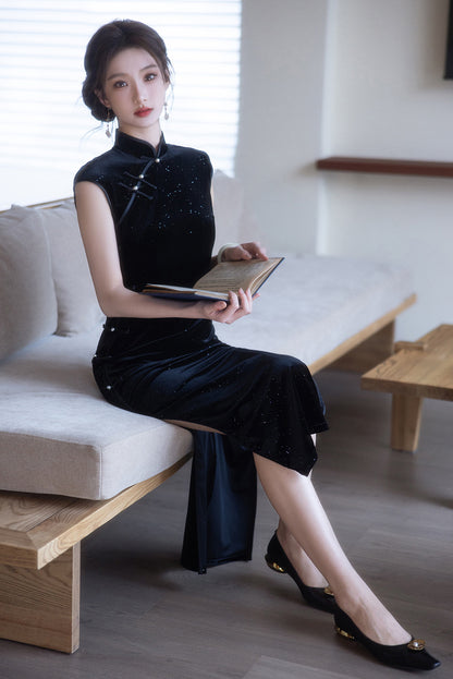 High-End New Chinese Style Qipao – Elegant Daily Wear Dress