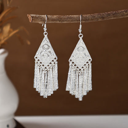 Ancient Style Ethnic Earrings | Elegant Miao Jewelry for Women
