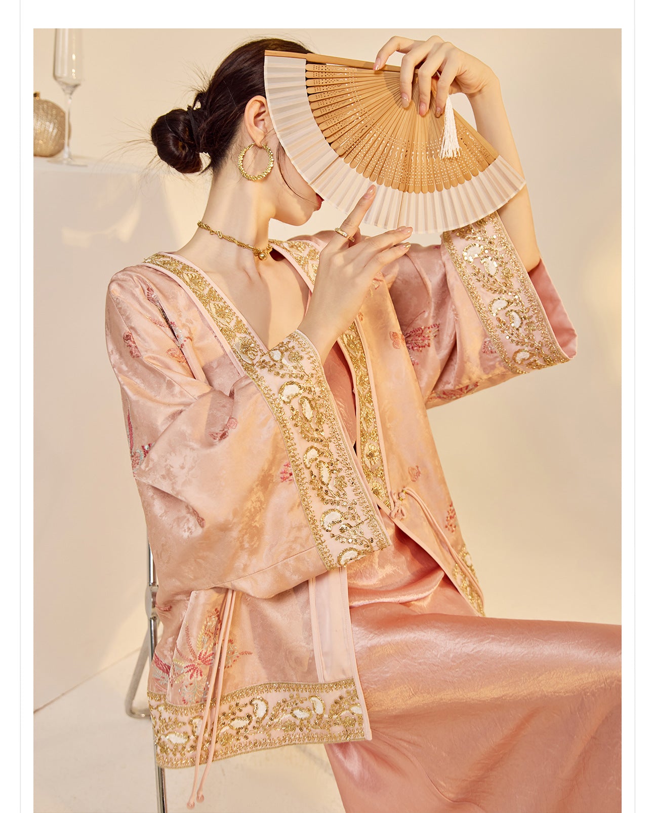 2025 Early Autumn Elegant New Chinese Style Embroidered Jacquard Coat | National Style