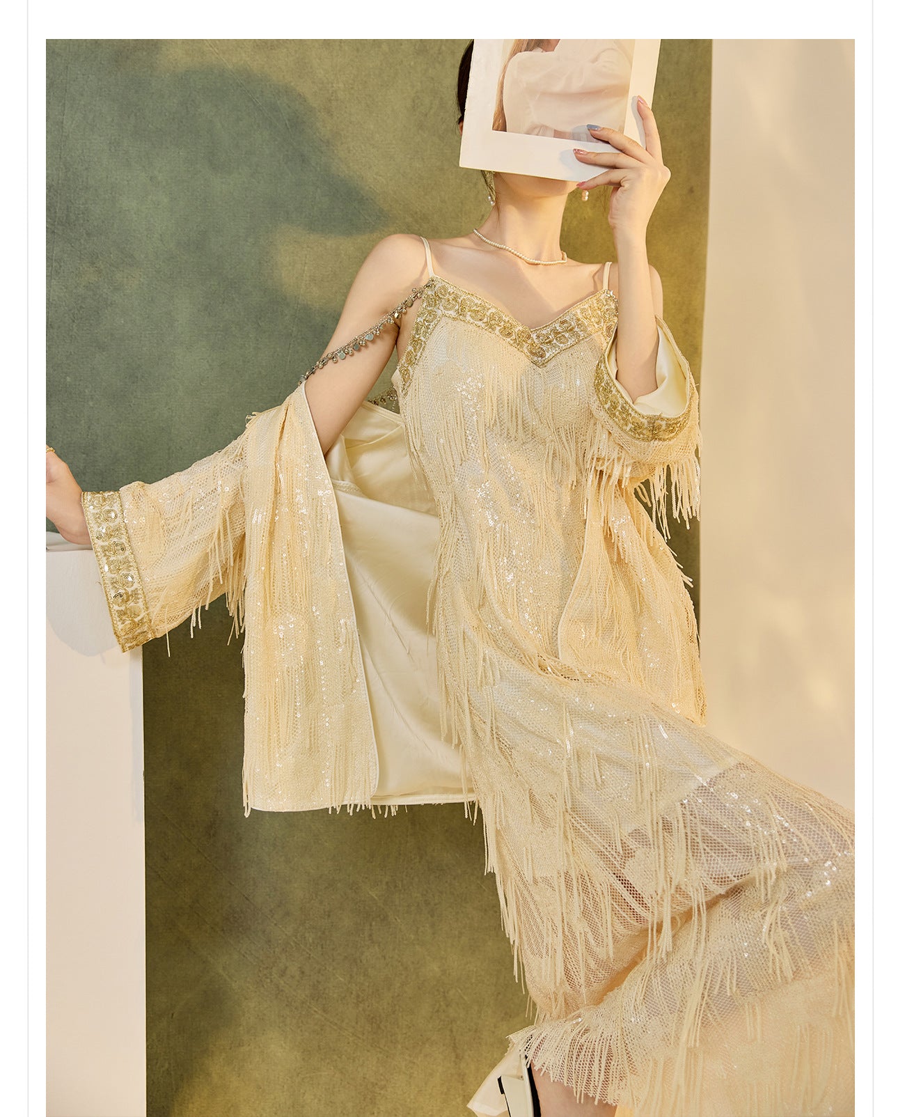 Autumn High-End Embroidered Tassel Cardigan | New Chinese Style Top