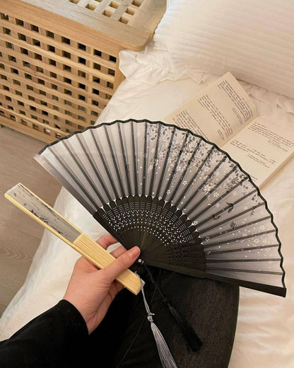 New Chinese Style Small Folding Fan — Hanfu Cheongsam Spring Summer