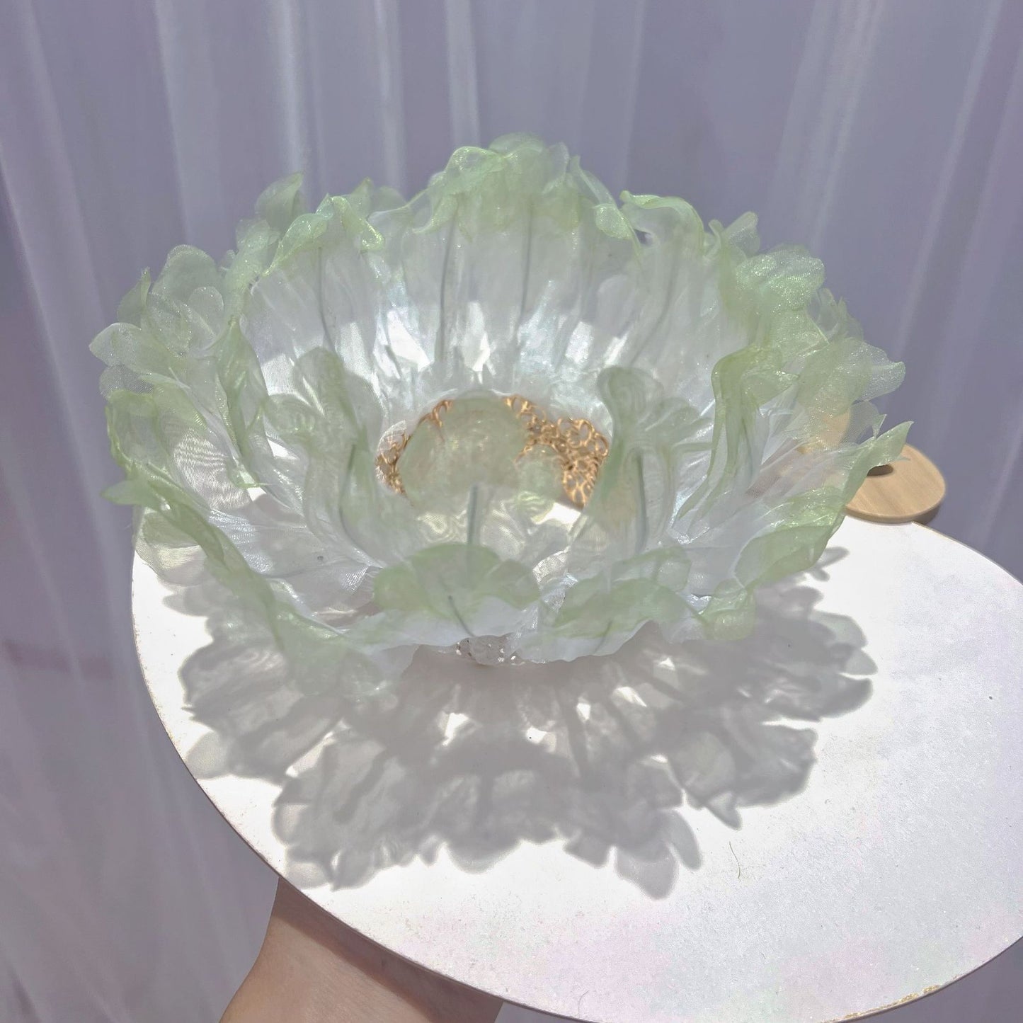 Ancient Style Forest Sweet Perm Flower Hair Crown Hanfu Handmade Hairpin