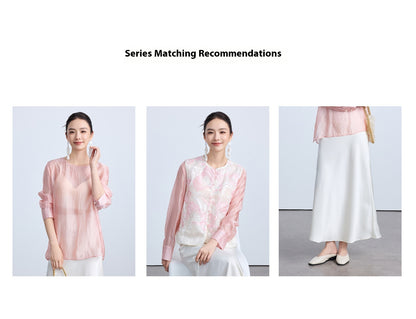 Simple & Stylish Chinese National Style Blouse