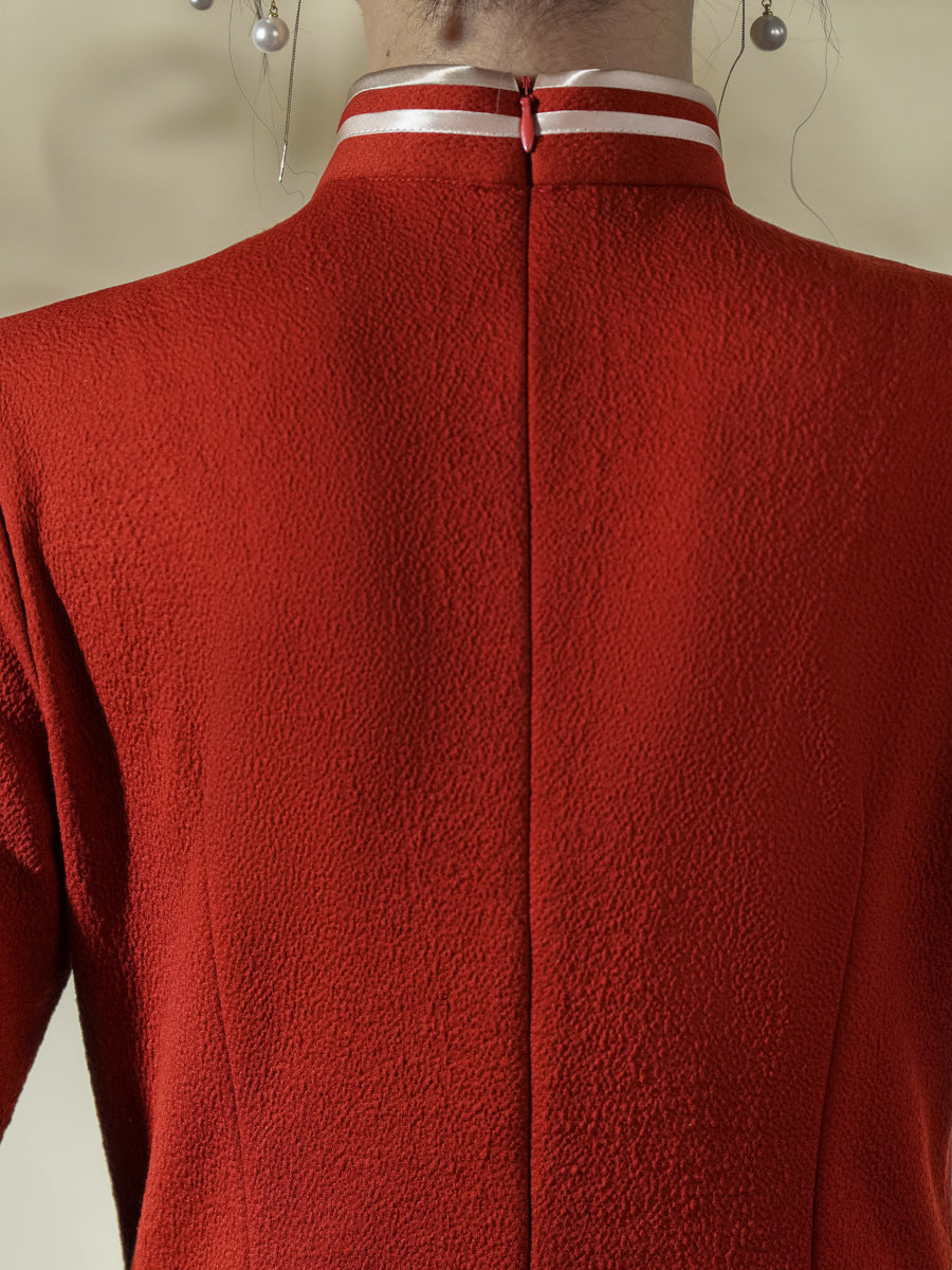 New Chinese Style Cheongsam – Slim Fit Daily Elegant Dress