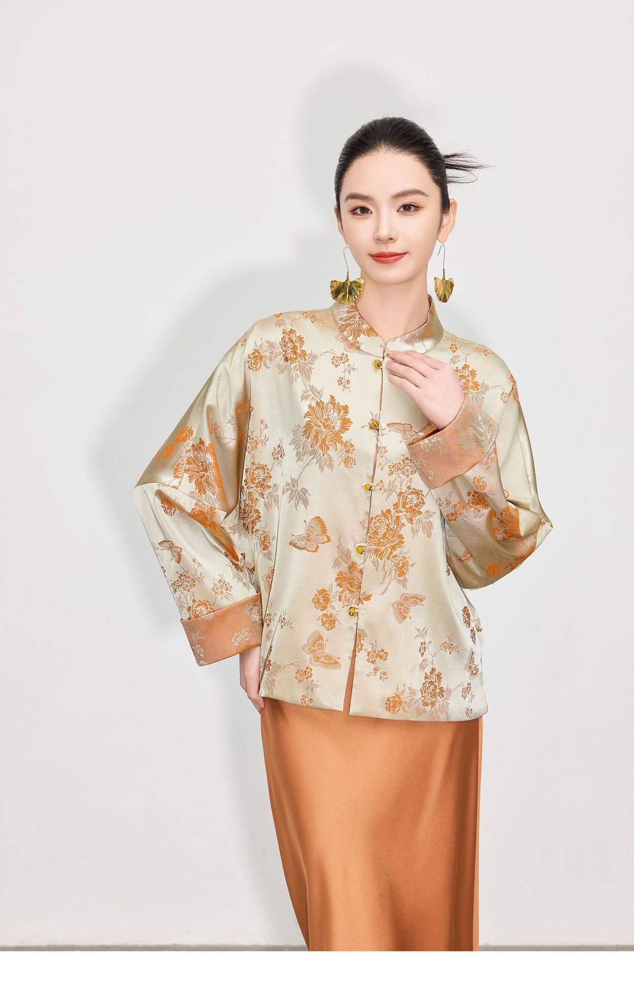 High-End Elegant Retro Zen Style Jacket for Women