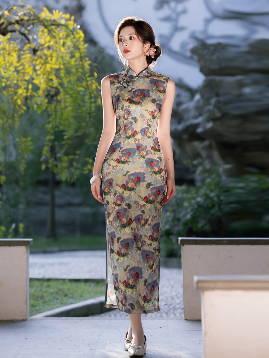 High-End New Chinese Style Qipao – Summer Youth Elegant Dress