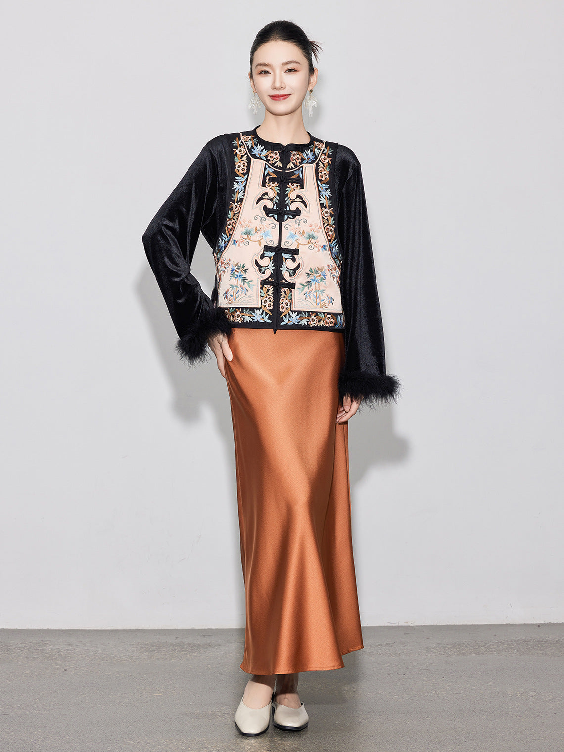 Elegant High-End Asymmetrical Mermaid Skirt