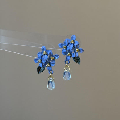 Orchid Flower Earrings | New Chinese Style Ethnic Ancient Sweet Cheongsam Accessory