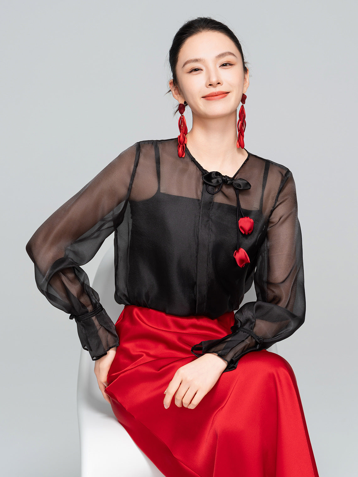 Original National Style Thin Fashion Versatile Autumn Top