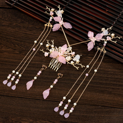 Hanfu Hair Accessories Fairy Girl Tassel Hairpin Full Set Buyao Hairpin