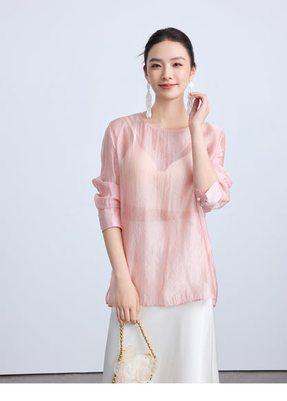 Simple & Stylish Chinese National Style Blouse