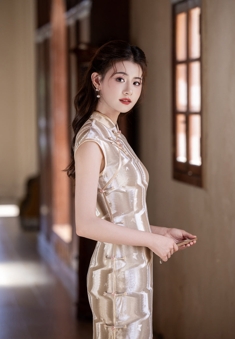 Artistic Niche Qipao – Slimming Elegant Daily Wear Dress