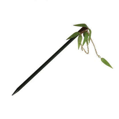 Bamboo Leaf Hairpin | New Chinese Style Tassel Hair Accessory for Women