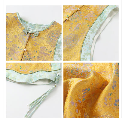 High-End Floral Embroidered Vest – Stylish Women's Top