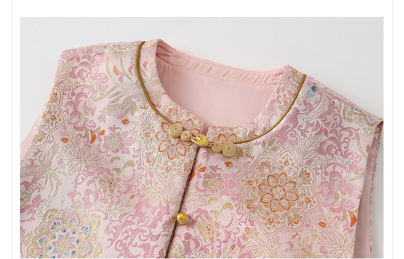 Early Autumn Retro Embroidered Vest | New Chinese Style Women's Top