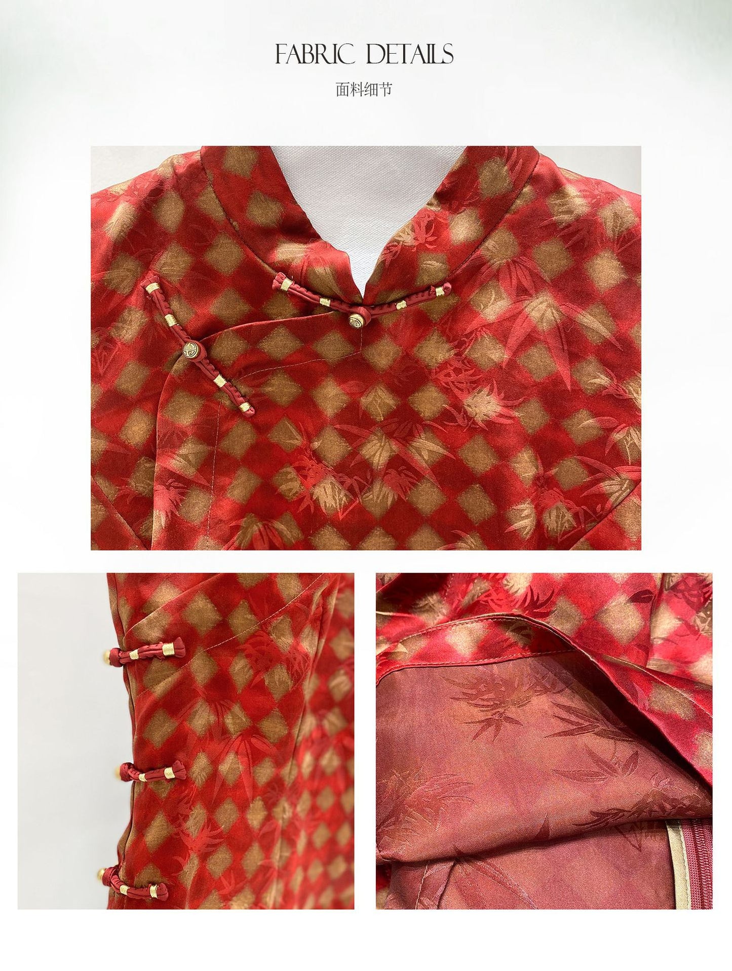 High-End Women's Plaid Silk Vest