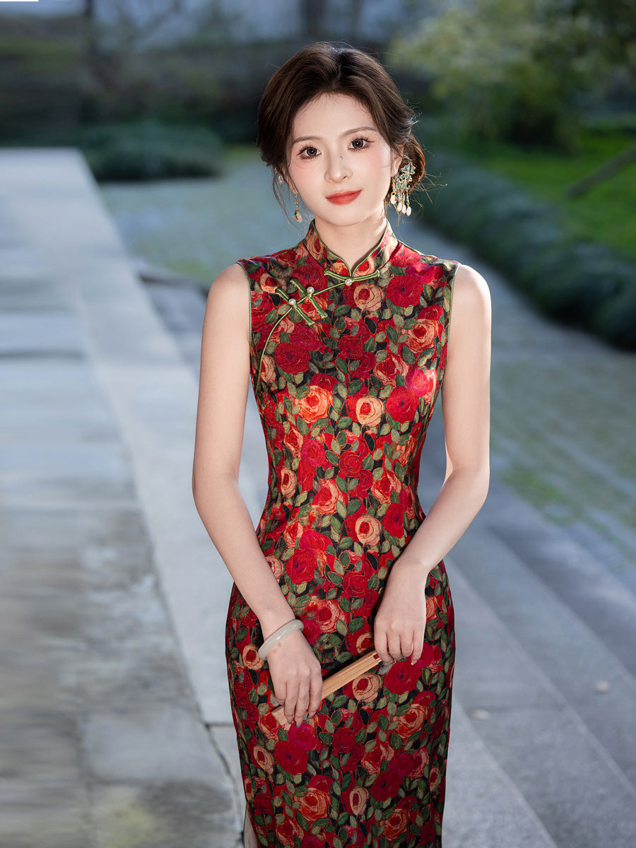 Improved Chinese Style Qipao – Elegant Youth Summer Dress