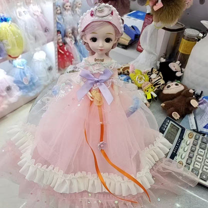 New30Centimeter Music Wedding Dress Barbie Doll Hanfu Singing Storytelling Plush Toy Girl Gift Children's Toy